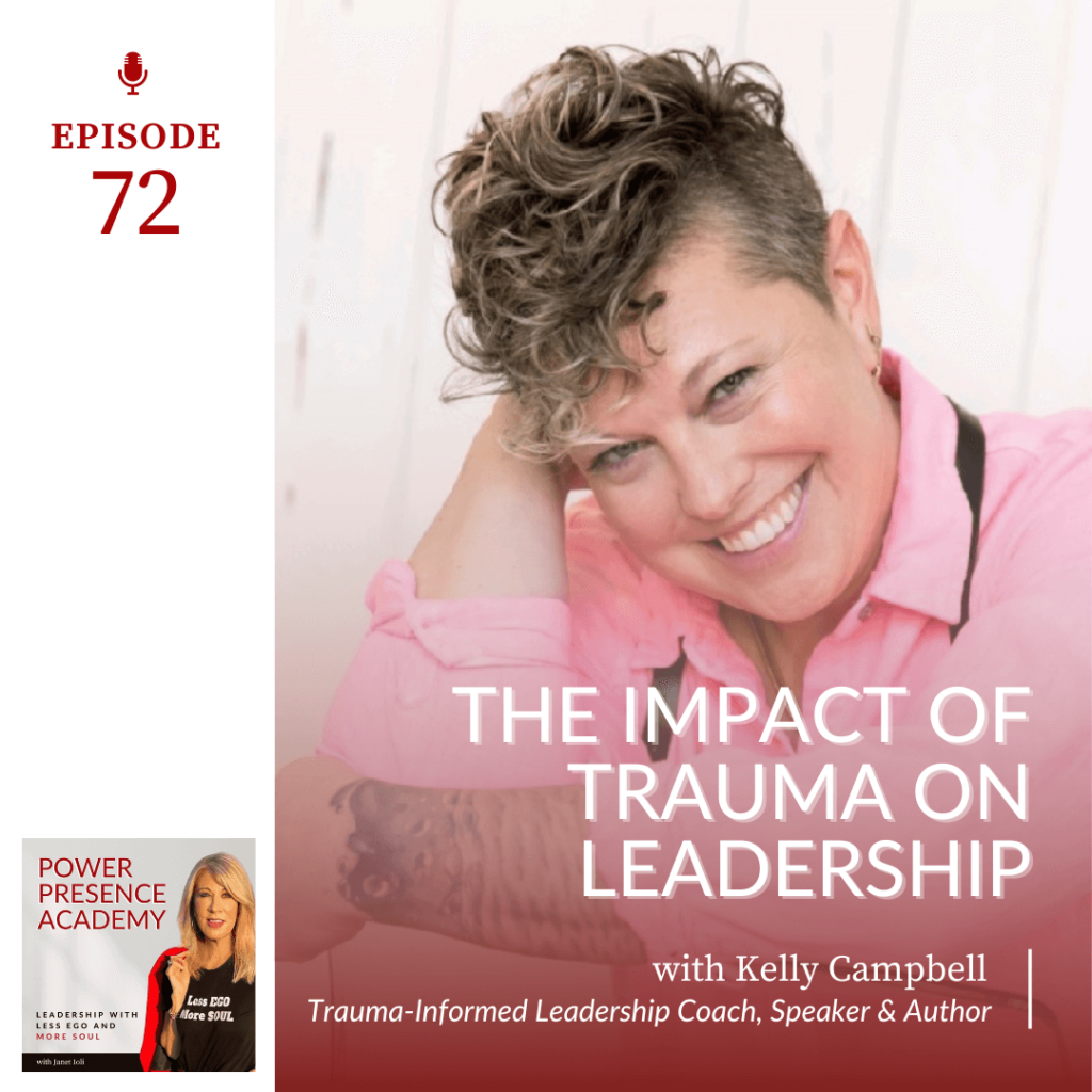 Power Presence Academy episode 72: The Impact of Trauma on Leadership with Kelly Campbell featured image